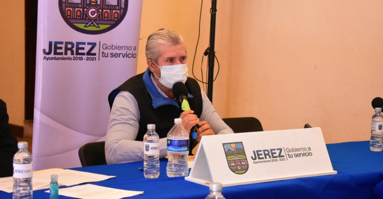 Antonio Aceves Sánchez, alcalde de Jerez. | Foto: Silvia Vanegas.