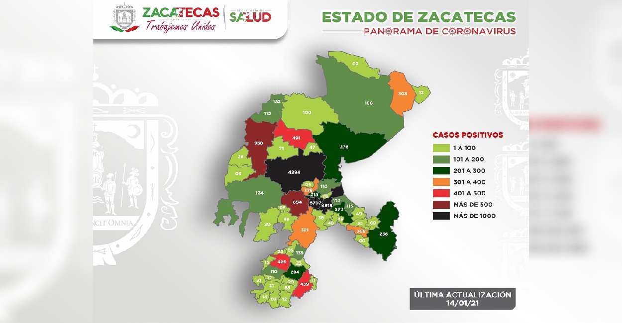 En Zacatecas hay tres mil 325 casos activos de Covid-19. | Fotos: Cortesía.