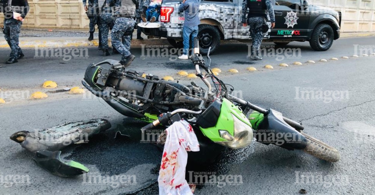 Presuntamente el motociclista se pasó el alto. | Foto: Imagen.