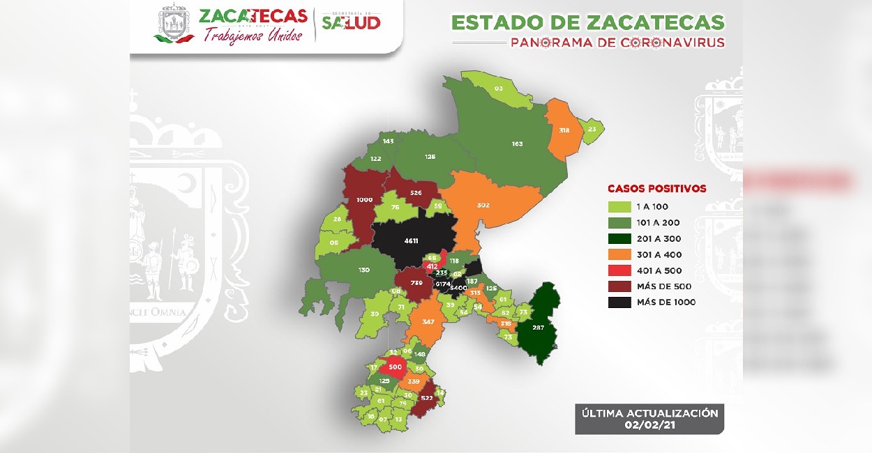 En Zacatecas hay mil 925 casos activos de Covid-19. | Fotos: Cortesía.