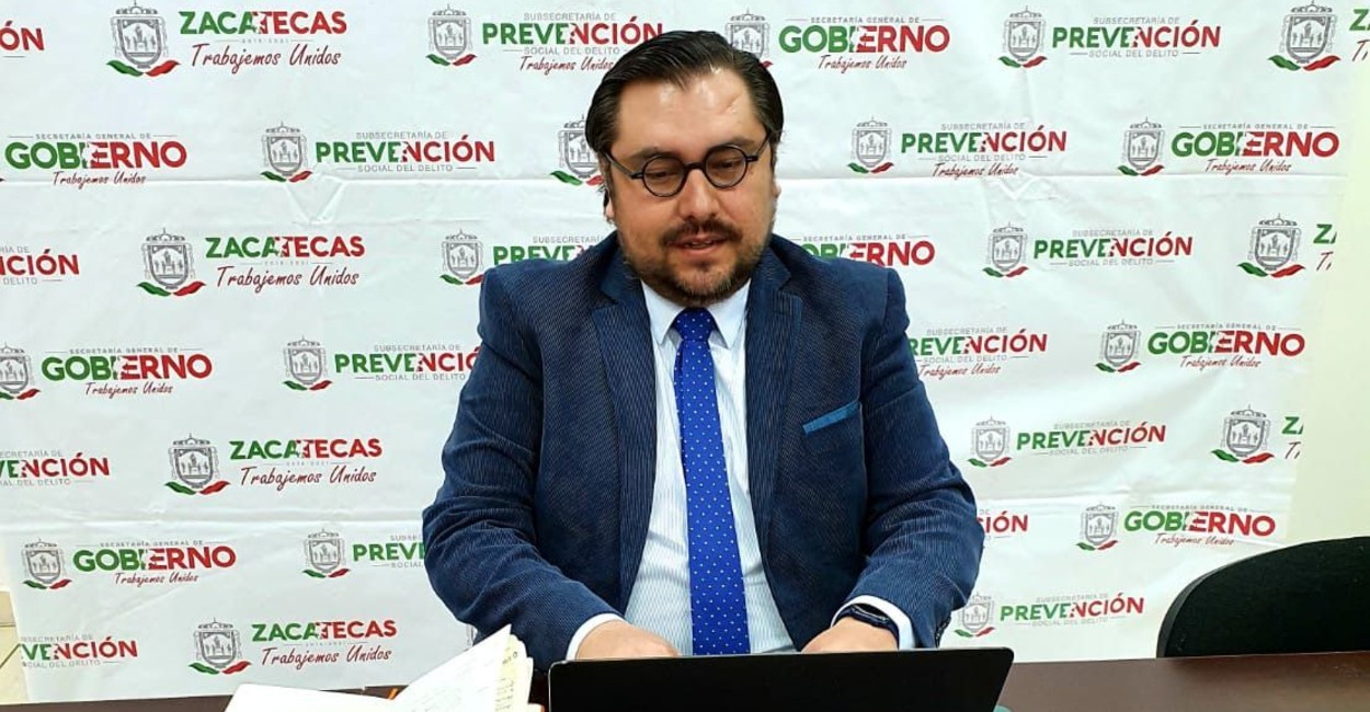 Armando García Neri, subsecretario de Prevención Social del Delito.