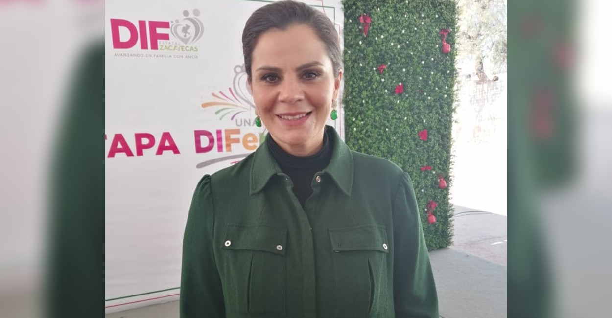 Cristina Rodríguez Pacheco, presidenta honorífica del DIF en el estado. | Foto: Marcela Espino. 