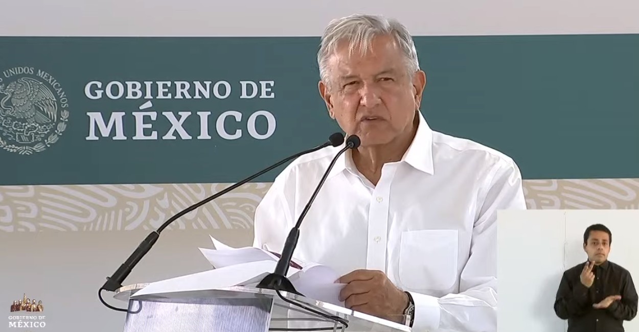 Andrés Manuel López Obrador en Pinos.