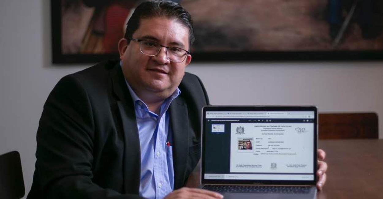 Rubén Ibarra, nuevo rector de la UAZ. | Foto: cortesía.