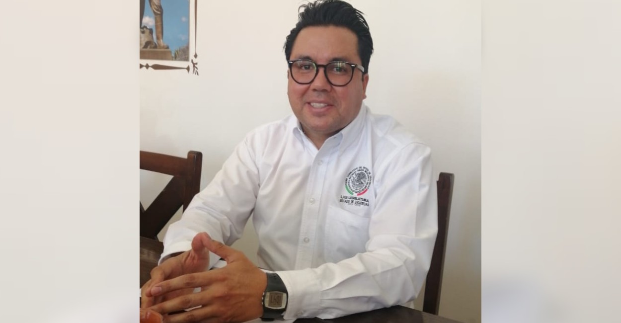 Omar Carrera Pérez, diputado local por Morena. | Foto: Marcela Espino.