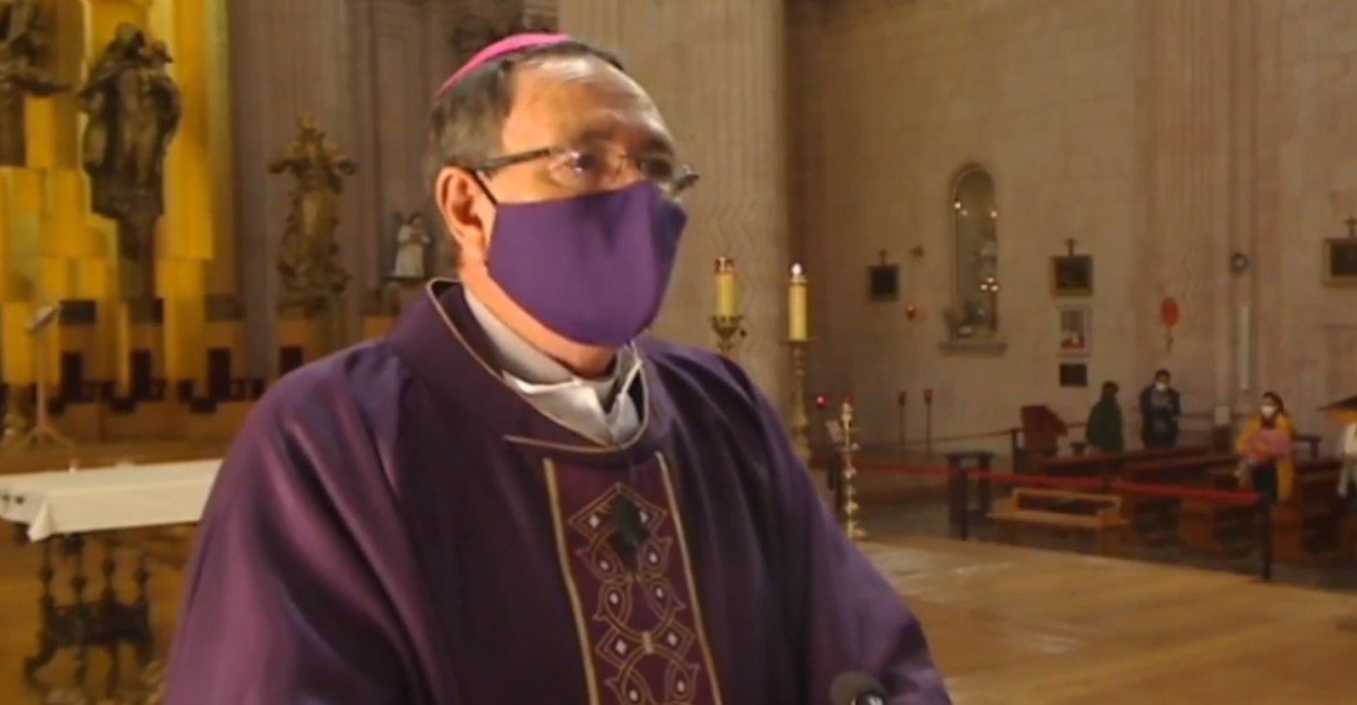 Obispo Sigifredo Noriega Barceló. | Foto: Captura de pantalla.