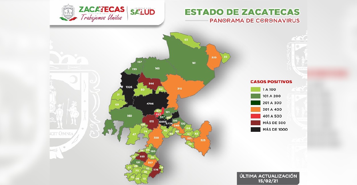 Zacatecas acumula dos mil 548 defunciones por Covid-19. | Fotos: Cortesía.
