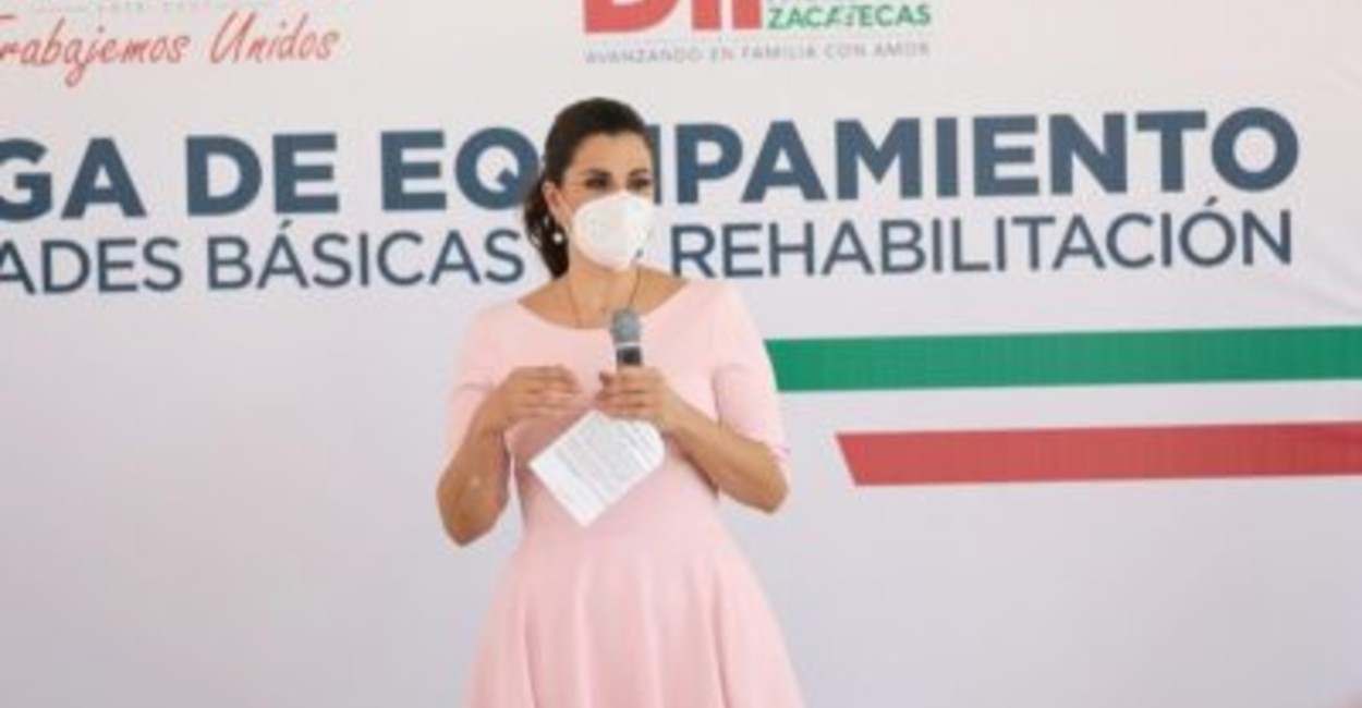 Cristina Rodríguez de Tello, presidenta estatal del DIF. | Foto: Cortesía.