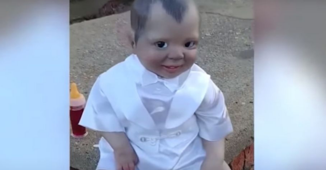 El video de un muñeco diabólico se hizo viral.