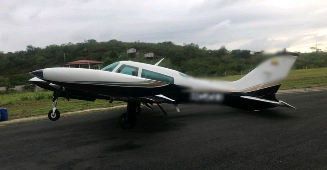 El fiscal aseguró que la aeronave provenía de México. | Foto: Cortesía.