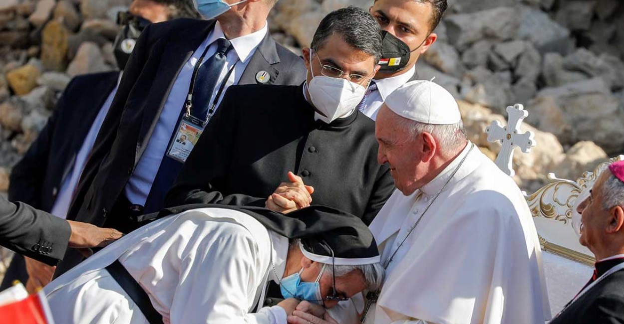 EL papa Francisco visitó Irak. | Foto: Cortesía.