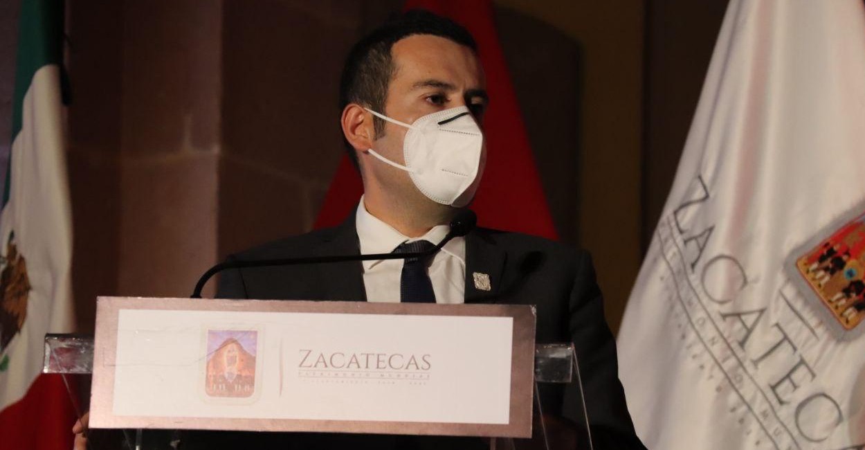 Ulises Mejía Haro, alcalde de Zacatecas.