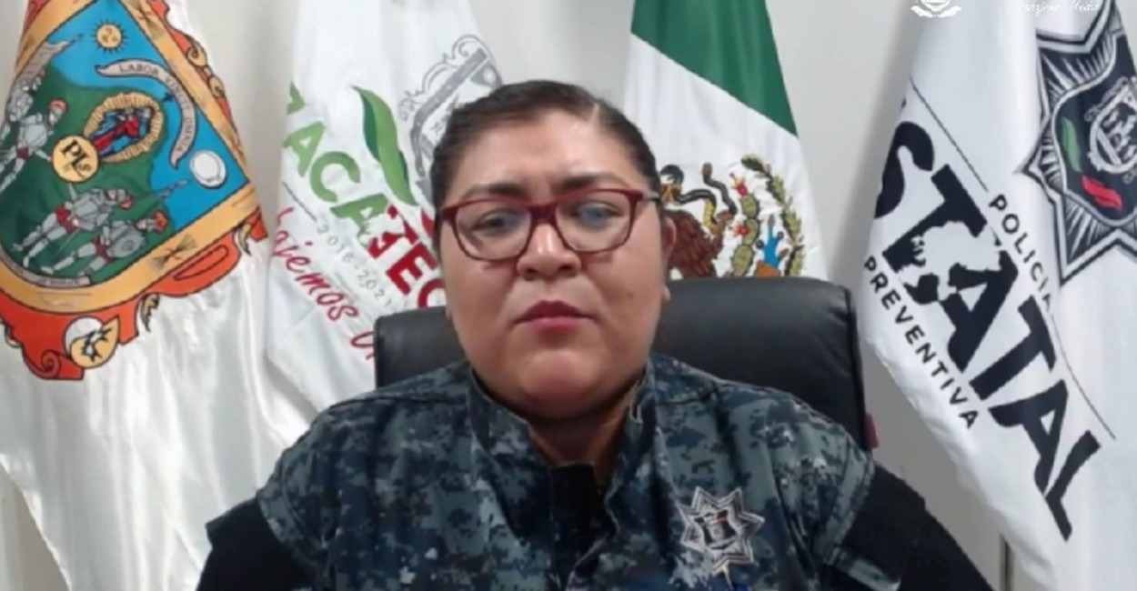 Karina Najar Soto, coordinadora del comité de igualdad entre mujeres y hombres de la SSP. |  Foto: captura de pantalla. 