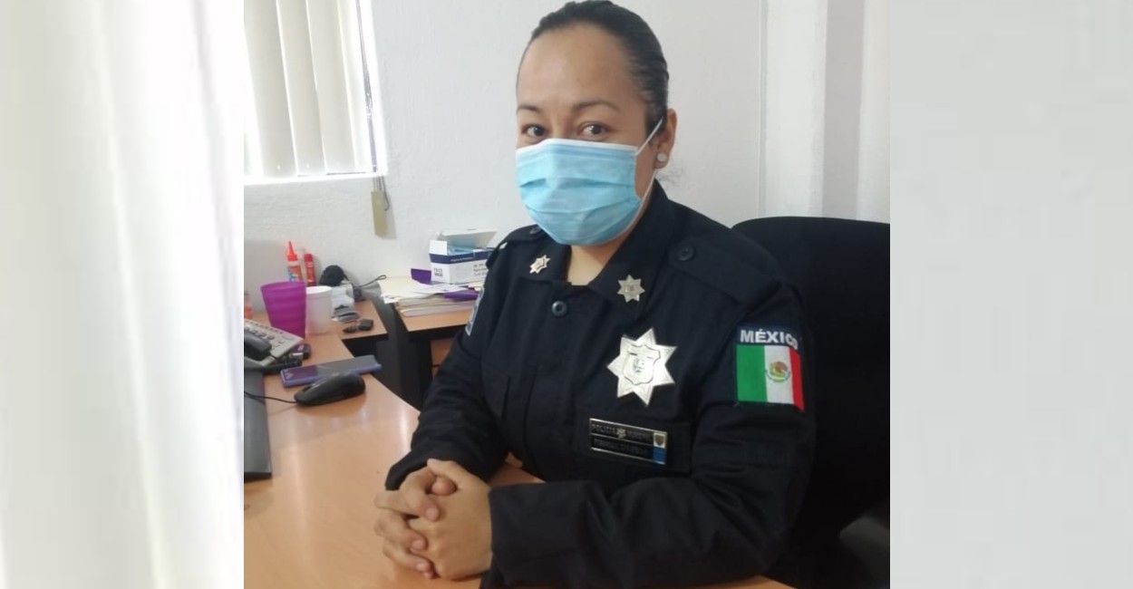 Fabiola Lara, comandante y subdirectora de la Dirección de Seguridad Pública. | Fotos: Marcela Espino.