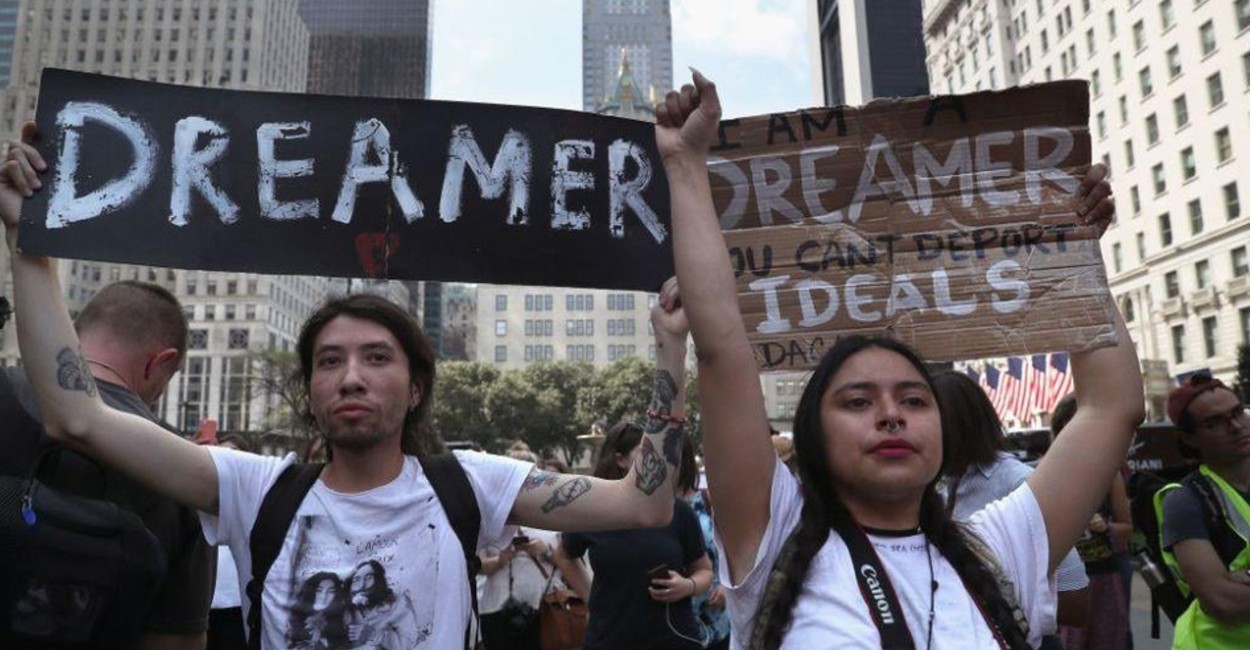 Buscan que los dreamers tengan un estatus legal. | Foto: Milenio.