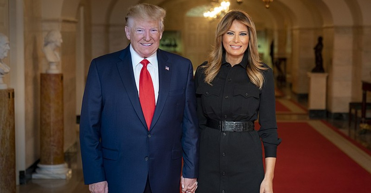 Melania y Donald Trump. | Foto: Cortesía.