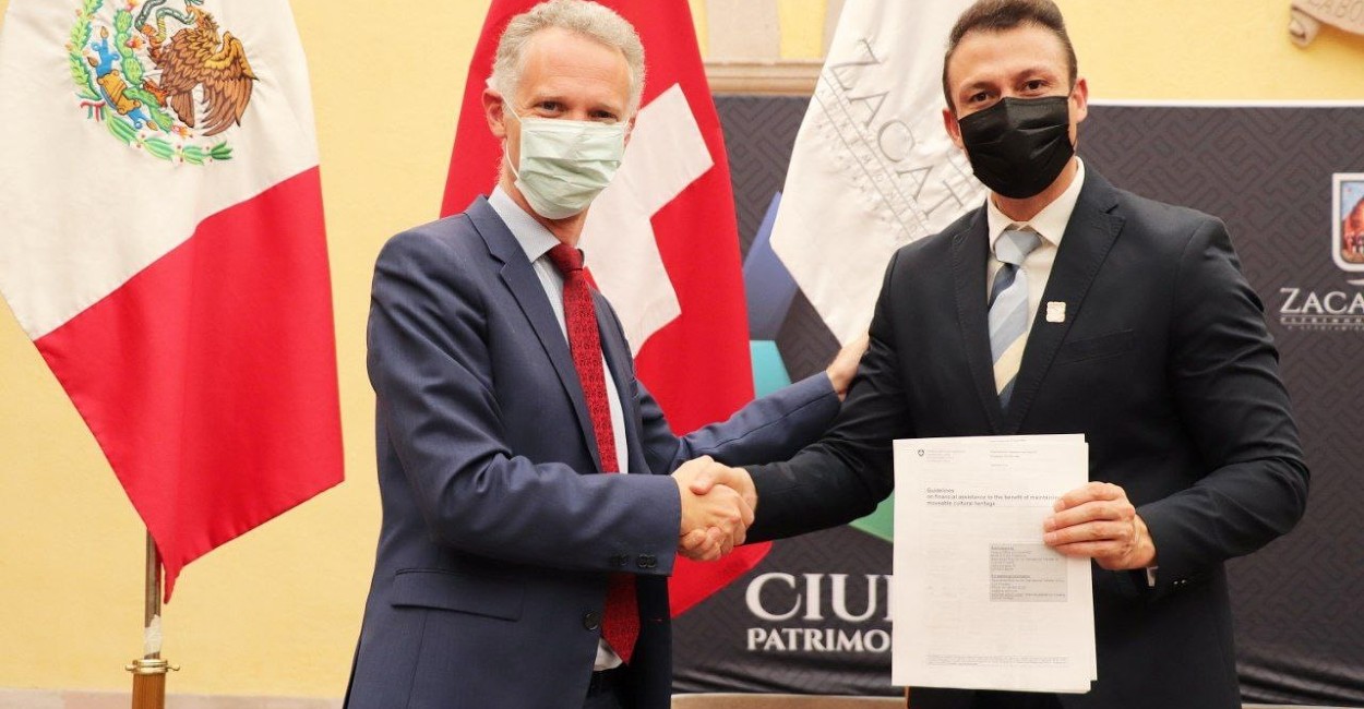 La Embajada de Suiza agradeció la invitación del Ayuntamiento de Zacatecas. | Foto: Cortesía.