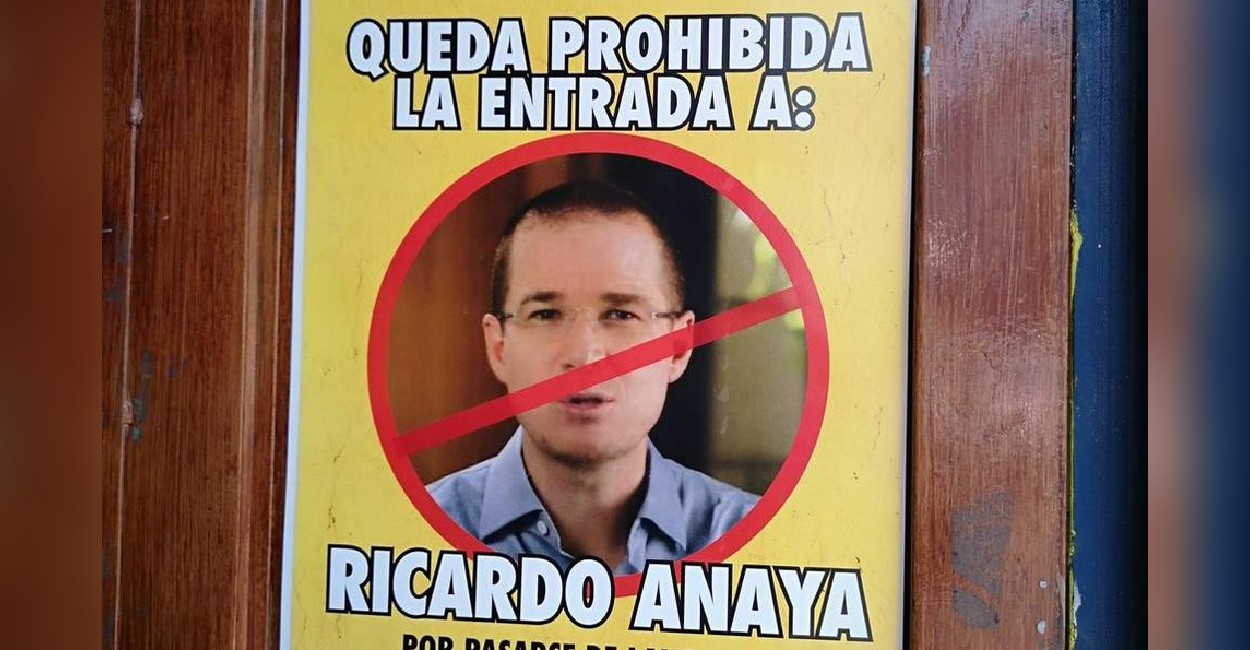 Prohibieron la entrada a Ricardo Anaya. | Foto: Instagram.
