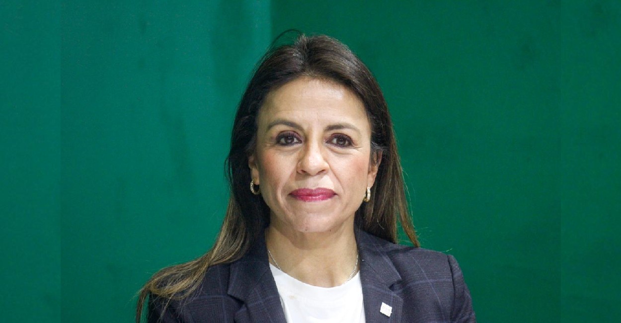 Guadalupe Medina Padilla, candidata a gobernadora por el Partido Encuentro Solidario. | Foto: Miguel Alvarado.