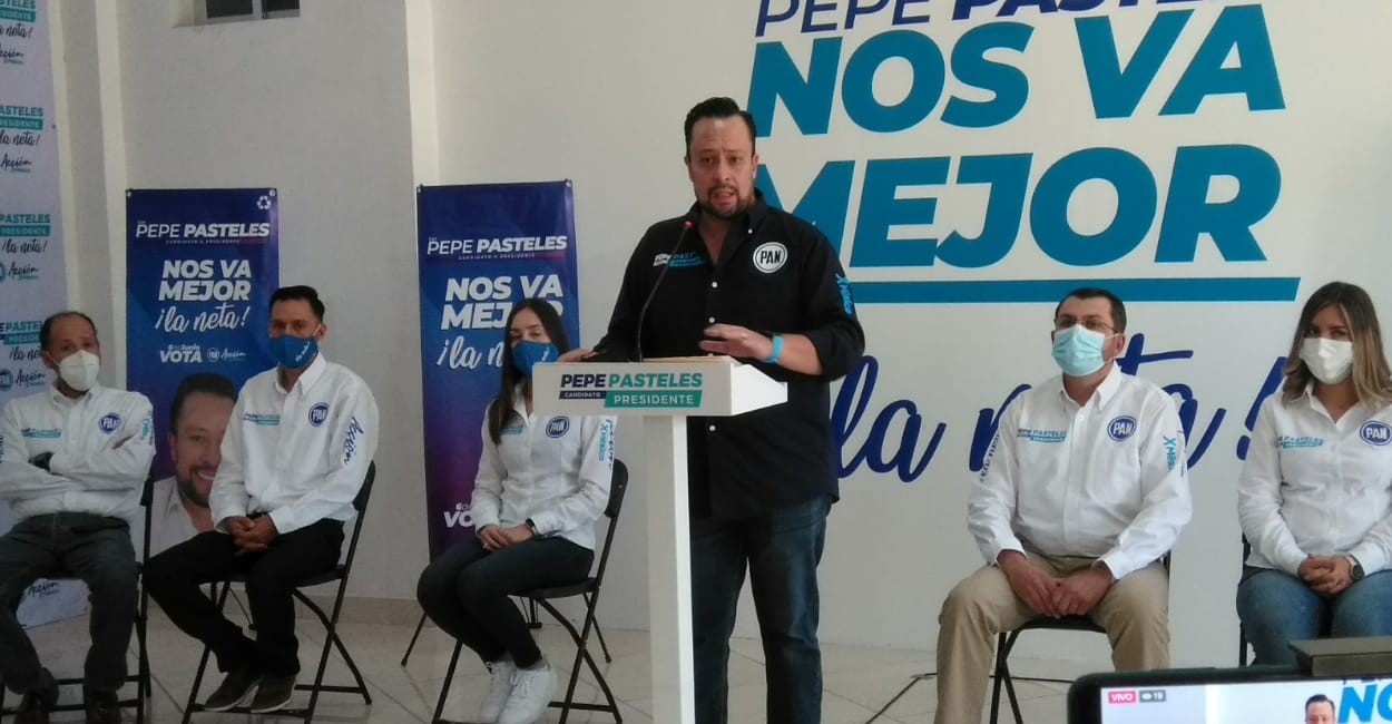 José Manuel Viramontes, candidato por el PAN a presidencia municipal de Jerez. | Foto: Silvia Vanegas.