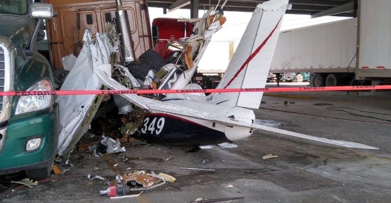 La avioneta terminó con severos daños materiales. | Foto: cortesía.