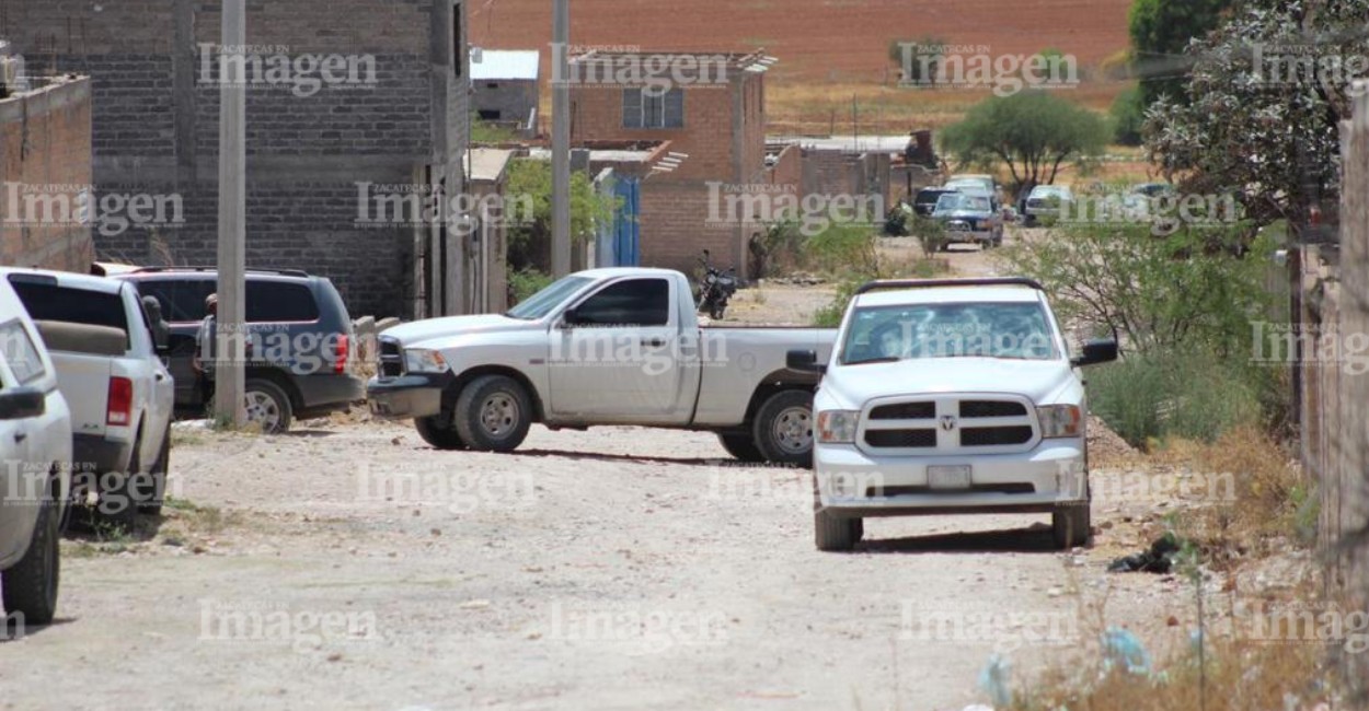 Las autoridades se  trasladaron a la calle Tucanes de la colonia Las Aves. | Foto: Imagen de Zacatecas.