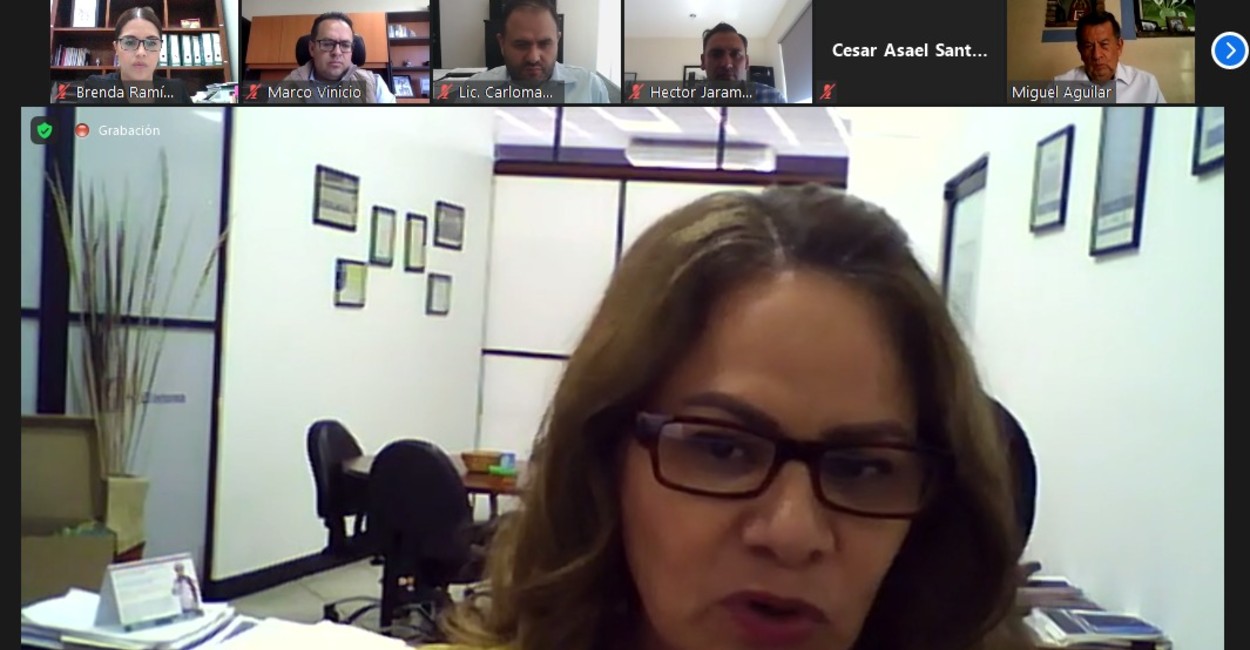 Se llevó a cabo la cuarta reunión ordinaria virtual. | Foto: Captura de pantalla.