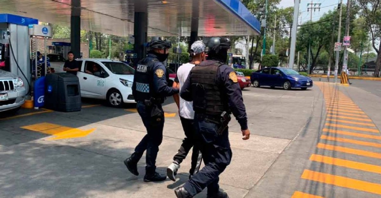 Los revendedores fueron arrestados en una gasolinera. | Foto: cortesía.