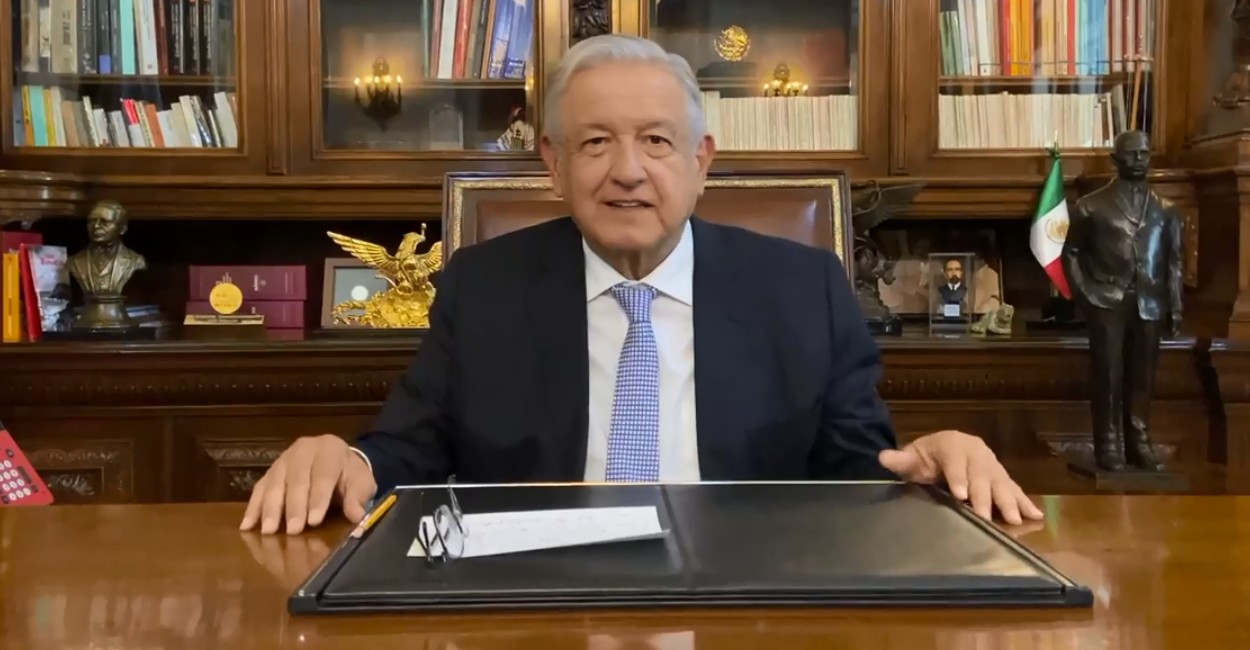 Andrés Manuel López Obrador, presidente de México. | Foto: Captura de pantalla.