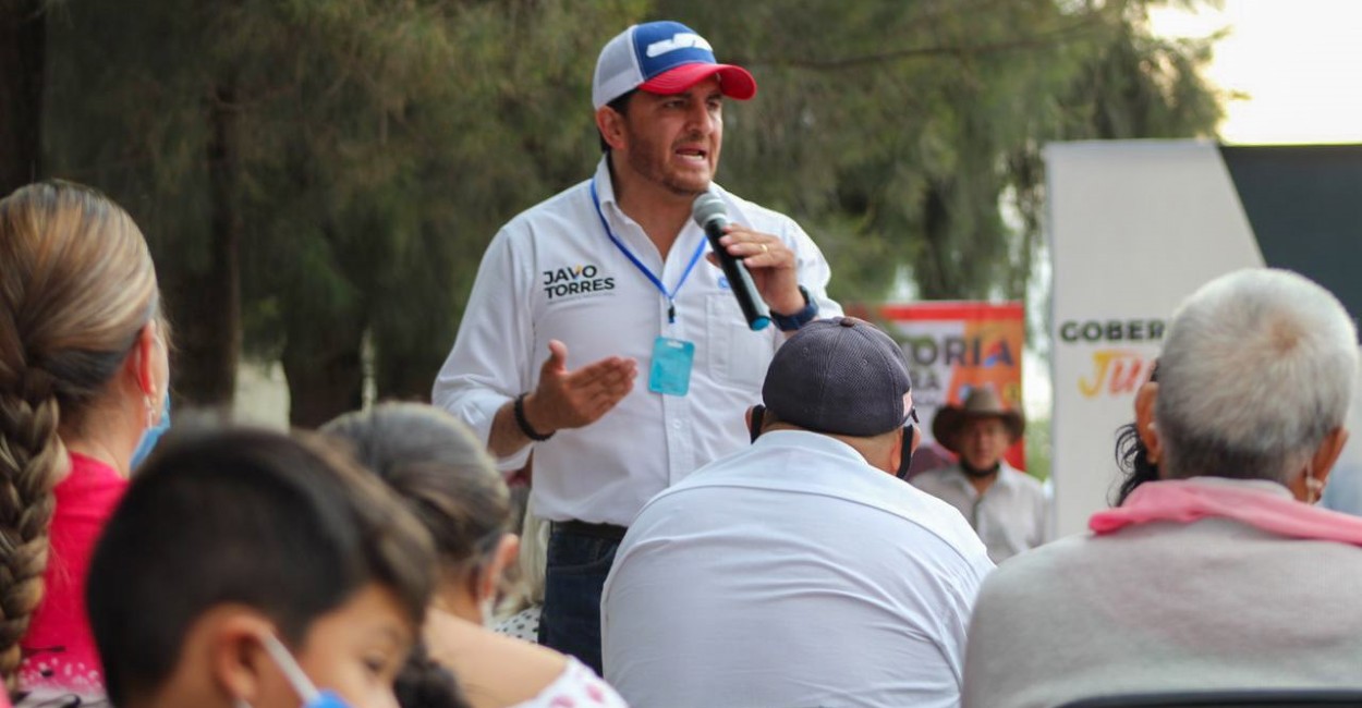 Javier Torres, candidato a la presidencia municipal de Va por Zacatecas. | Foto: cortesía.