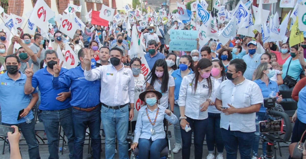 La candidata prometió apoyos para Juchipila, Nochistlán y Tabasco. | Foto: Cortesía.