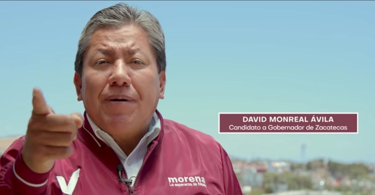 David Monreal, candidato a la gubernatura de Zacatecas por la coalición Juntos Haremos Historia.