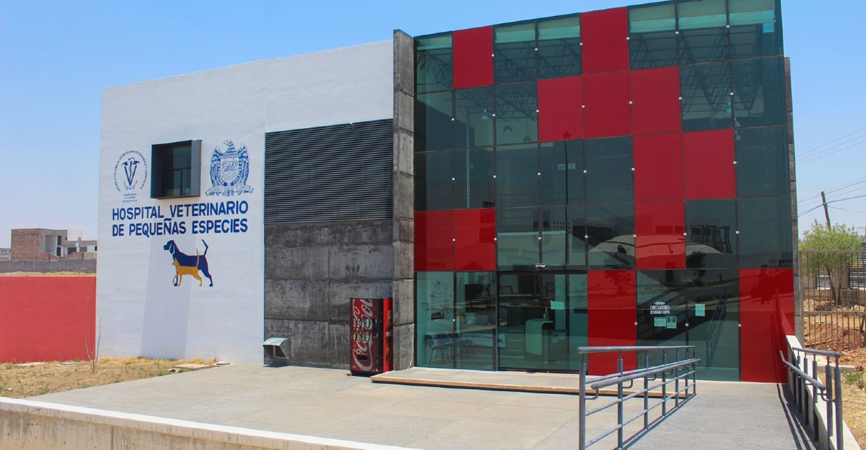 Hospital Veterinario del Campus de la Universidad Autónoma de Zacatecas (UAZ) Siglo XXI. | Foto: Miguel Alvarado.