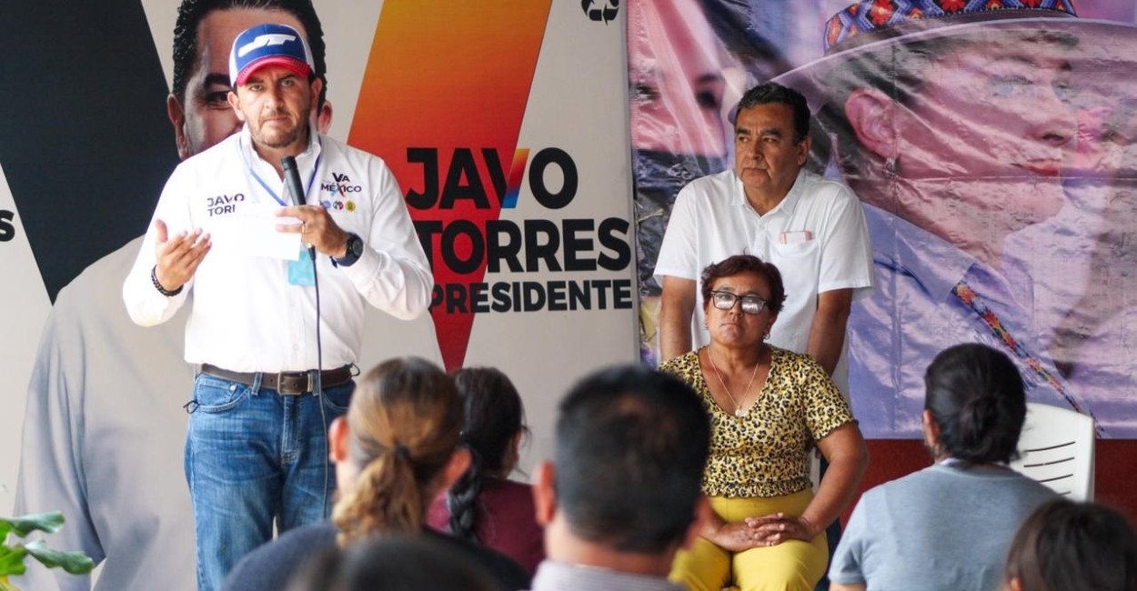 Javo Torres, candidato a presidente municipal de El Mineral. | Foto: Cortesía.