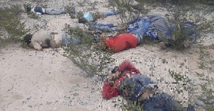 Foto: cortesía/ Autoridades potosinas especulan que los nueve baleados de la comunidad Huertecillas son zacatecanos.