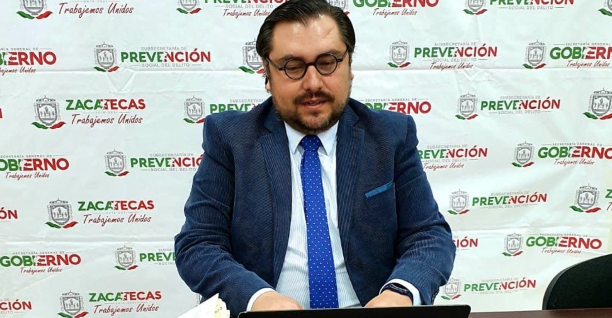 Armando García Neri, subsecretario de Prevención Social del Delito. Foto: Cortesía.