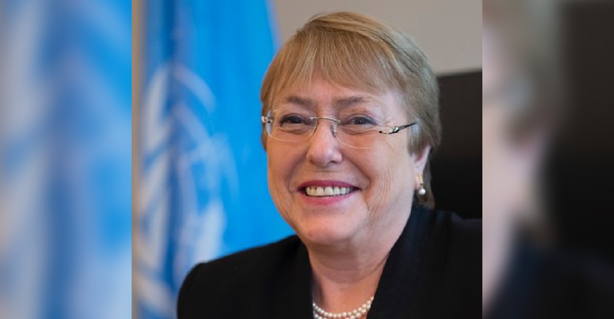 Michelle Bachelet, Alta Comisionada para los Derechos Humanos. | Foto: Twitter.