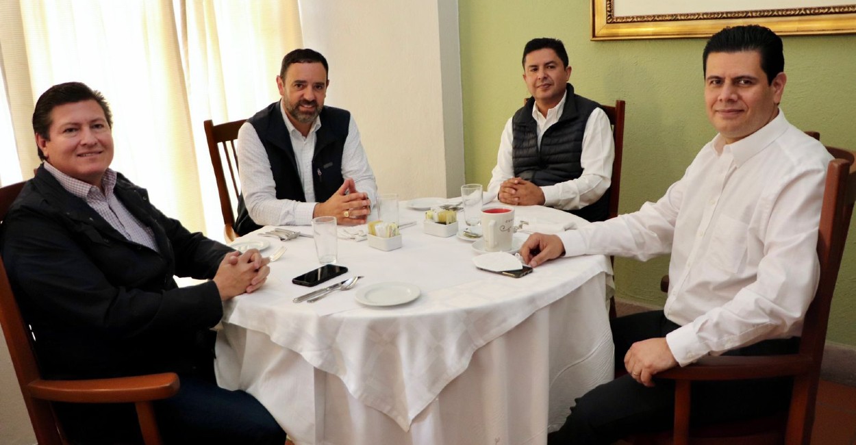 Adolfo Bonilla, Alejandro Tello, Enrique Flores y Miguel Alonso. | Foto: Cortesía.
