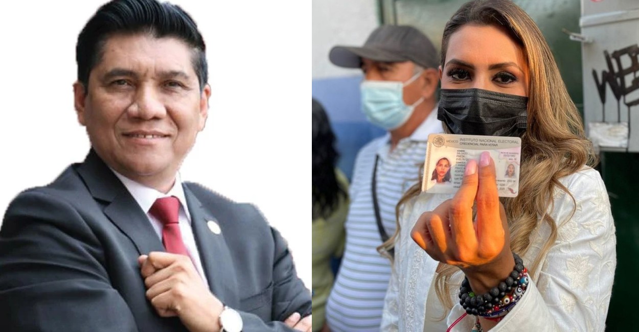 Mario Moreno y Evelyn Salgado, contendientes a la gubernatura de Guerrero. | Foto: cortesía. 