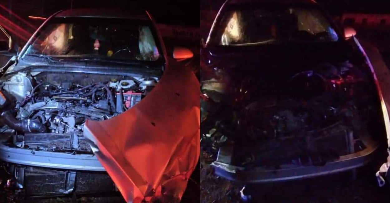 Los autos terminaron con graves daños en su carrocería. | Fotos: cortesía. 