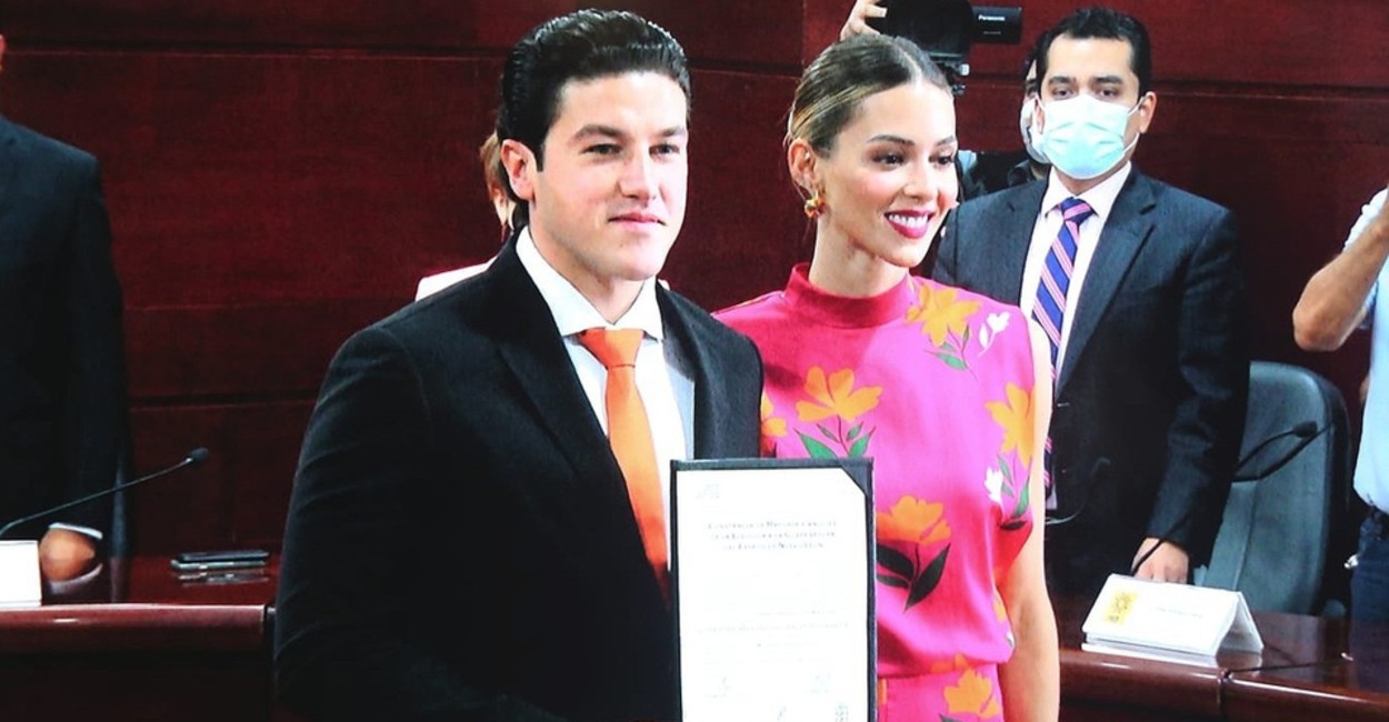 Samuel García acudió acompañado de su esposa Mariana Rodríguez. | Foto: cortesía