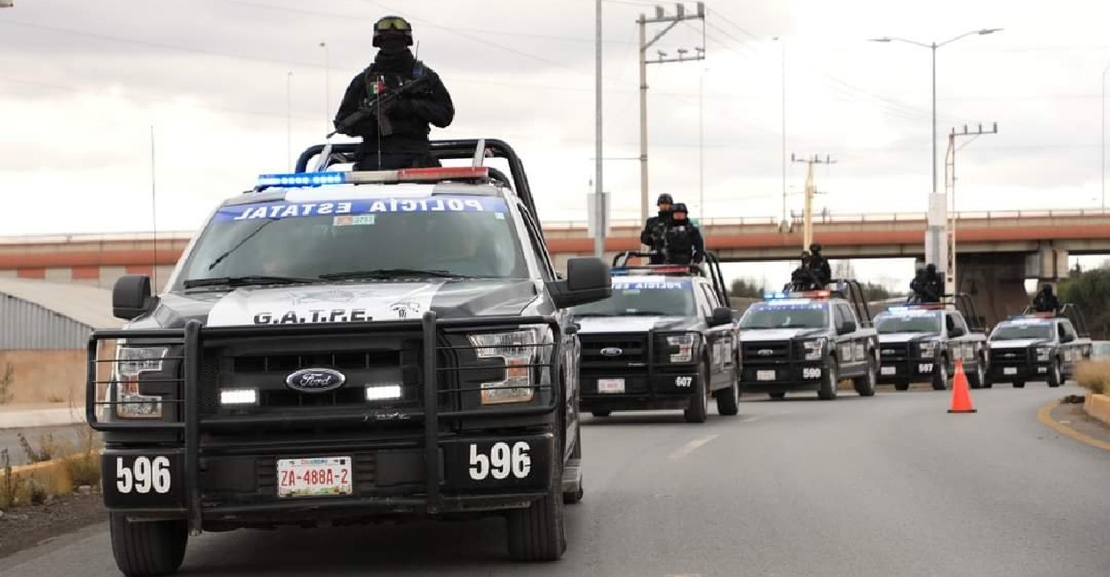 Durante una persecución, los elementos policiales lograron dar con los secuestrados. | Foto: cortesía.