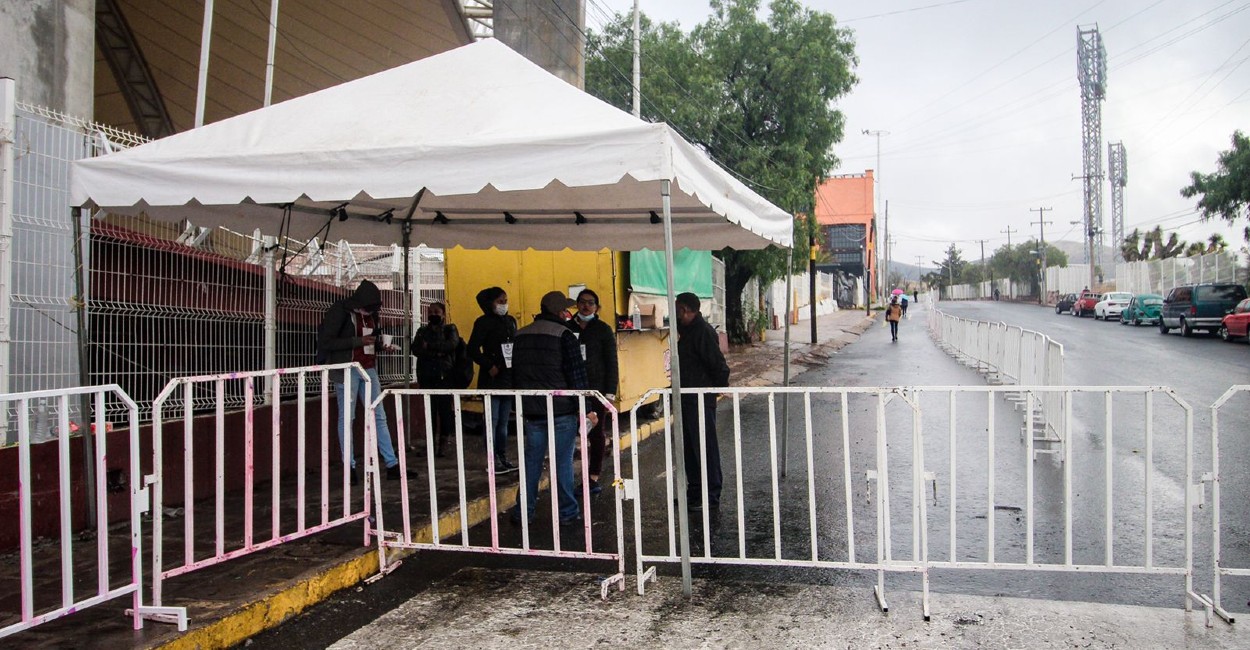 Las filas desaparecieron en el centro de vacunación. | Foto: Miguel Alvarado.