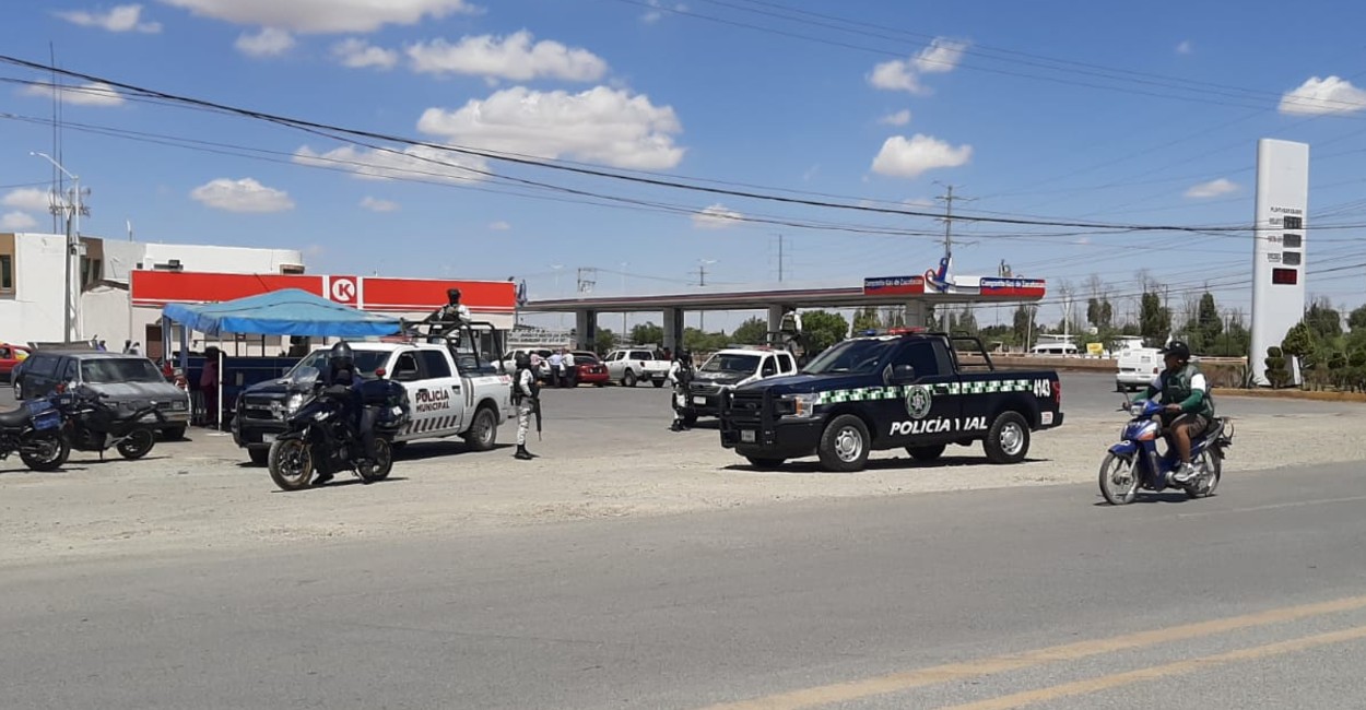 El asalto fue la estación de gasolina en la Zona Industrial. / Foto: Cortesía