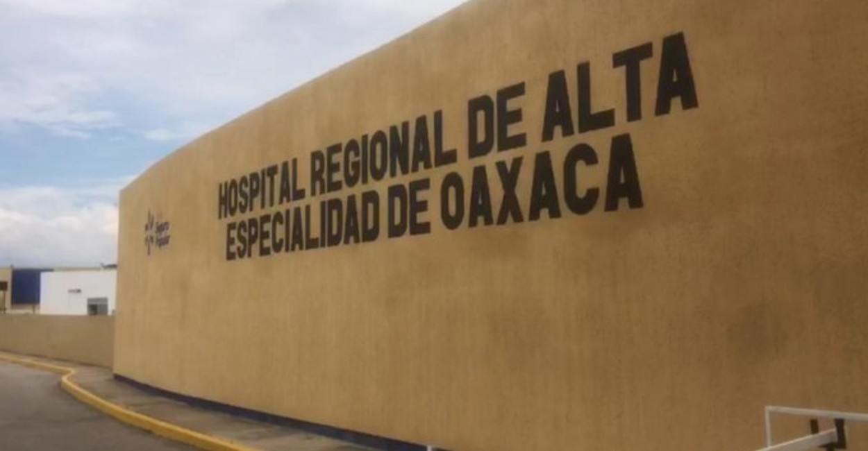Los dos casos se registraron en el Hospital Regional de Alta Especialidad de Oaxaca. | Foto: Twitter.