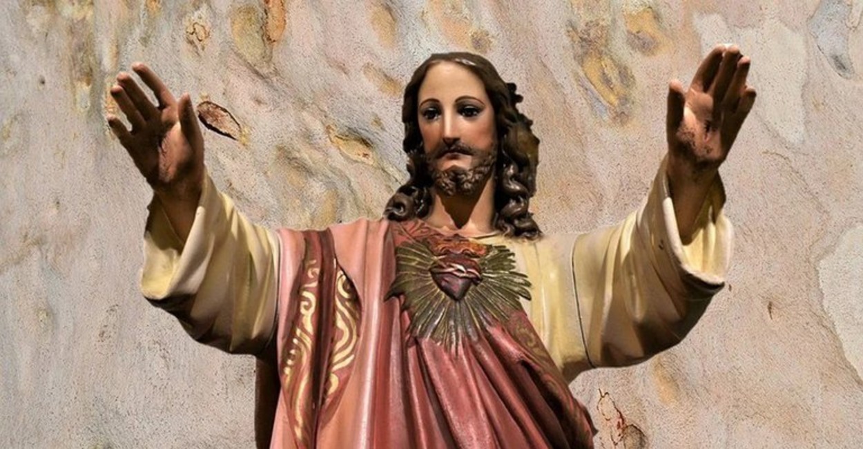 El Sagrado Corazón de Jesús. | Foto: Pixabay.