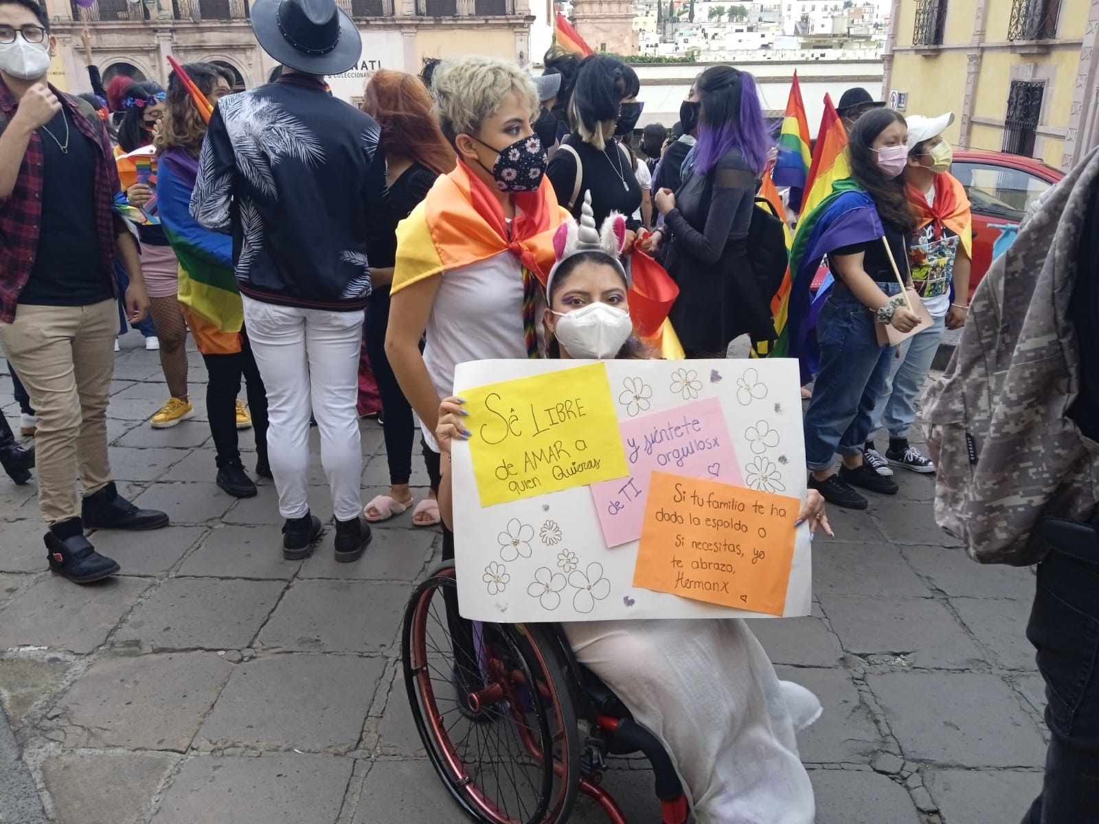 Marcha orgullo gay diversidad sexual Zacatecas