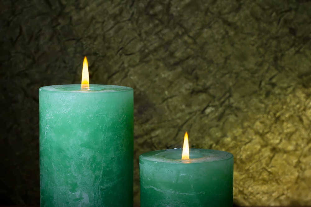 Las velas verdes ayudarán a mejorar su salud. |Foto: Cortesía