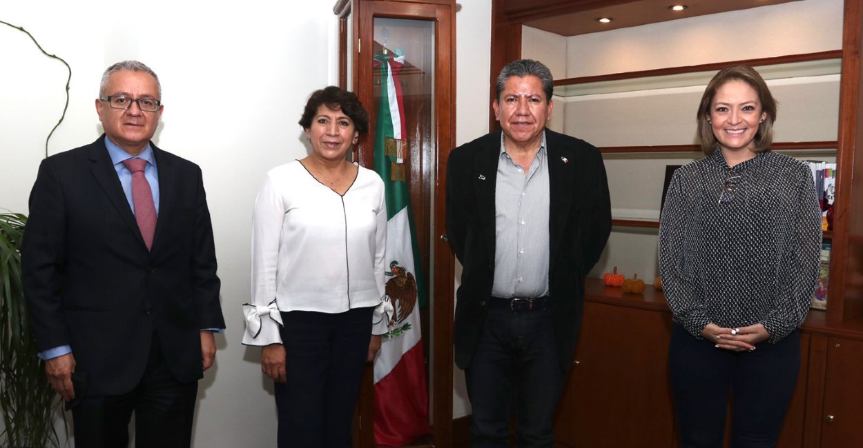 Óscar Flores; Delfina Gómez; David Monreal y Verónica Díaz Robles. 