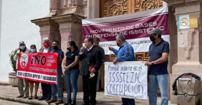 Ley del Issstezac en Zacatecas reforma movimiento de bases Alma Dávila